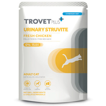 Trovet - Plus Cat Adult Urinary Struvite Fresh Chicken 85 gr. -