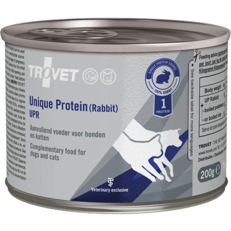 Trovet - Einzigartiges Protein-Kaninchen 200gr -