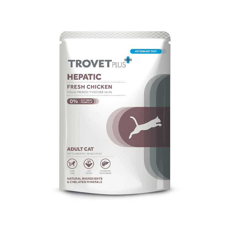 Trovet - Plus Cat Hepatic Chicken Fresco Chicken 85gr Trovet - Plus Cat Hepatic Chicken Fresco Chicken 85gr