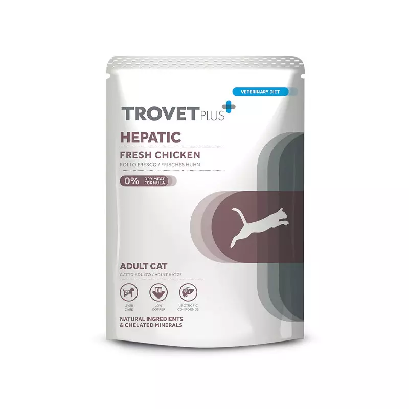 Trovet - Plus Cat Hepatic Pollo Fresco Chicken 85gr