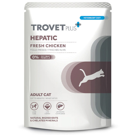 Trovet - Plus Cat Hepatic Pollo Fresco Chicken 85gr - 