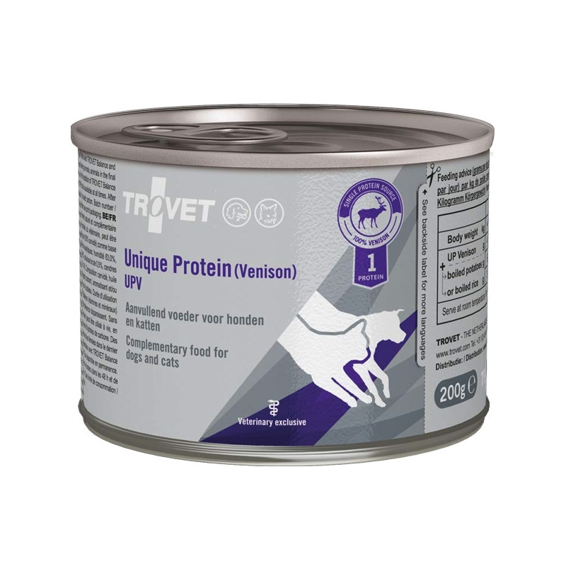 Trovet - Unique Protein Cerf 200gr Trovet - Unique Protein Cerf 200gr