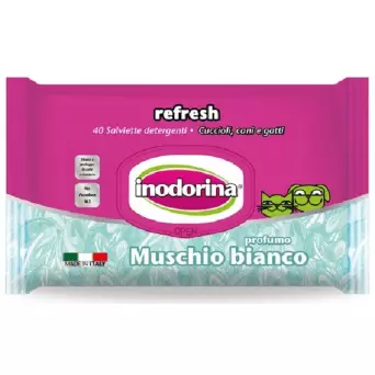 INODORINA WHITE MOOS WIPES 40 Stk.
