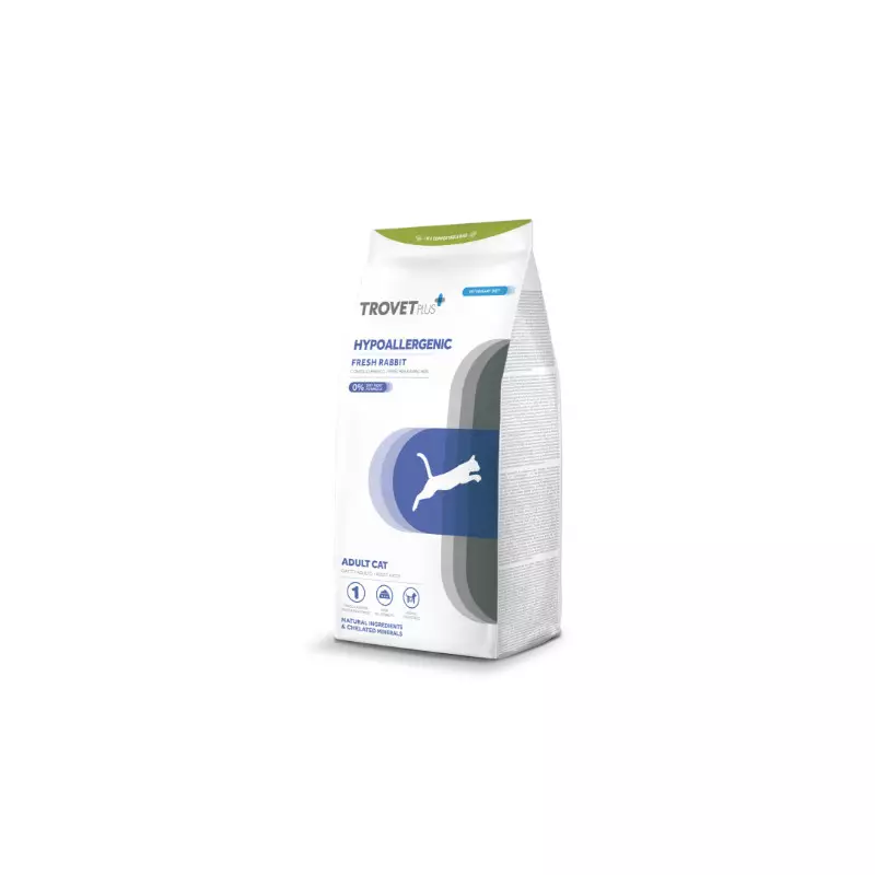 Trovet - Plus Cat Adult Hypoallergenic Coniglio Fresco 2.5Kg