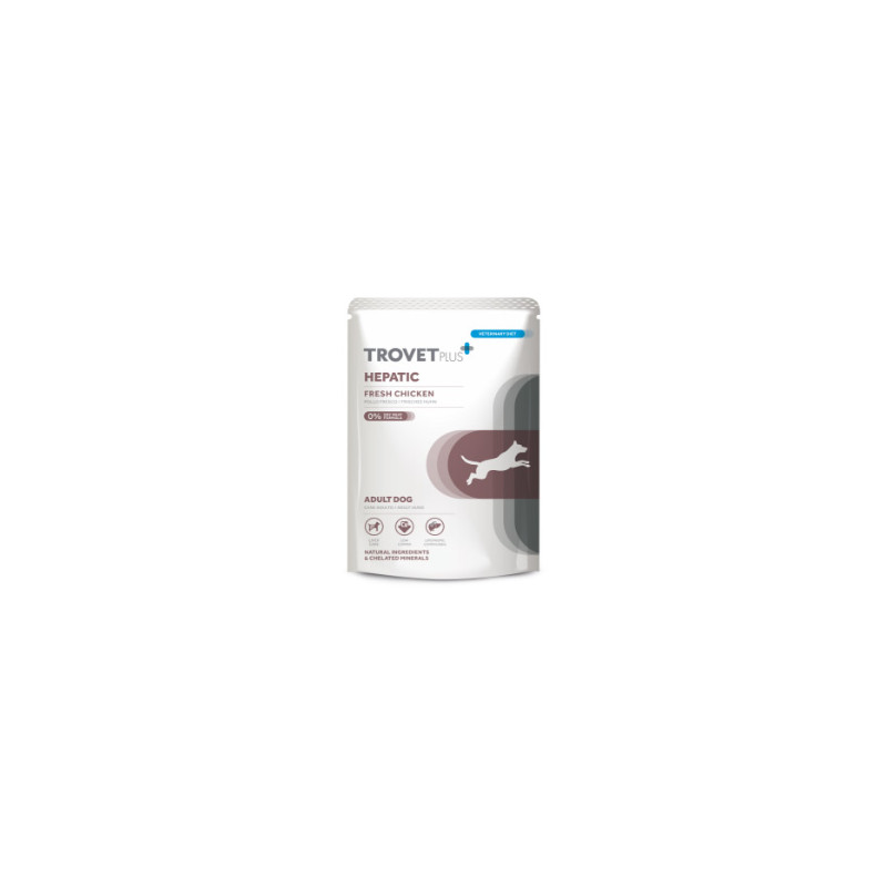 Trovet - Plus Dog Adult Hepatic Chicken Fresco 300gr Trovet - Plus Dog Adult Hepatic Chicken Fresco 300gr