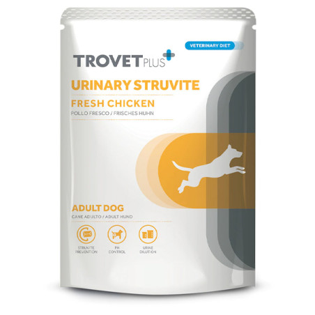 Trovet - Plus Harnstruvit Pollo Fresco für Erwachsene für Hunde, 100 g - 