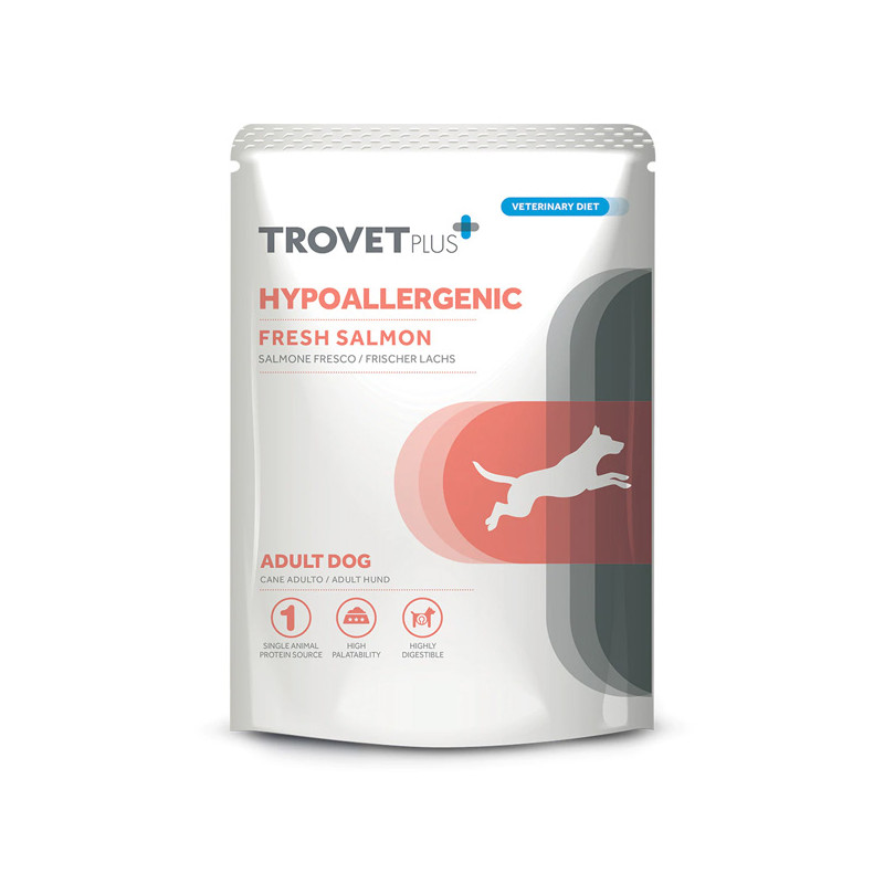 Trovet - Plus Dog Adult Hypoallergenic Salmone Fresco 100gr