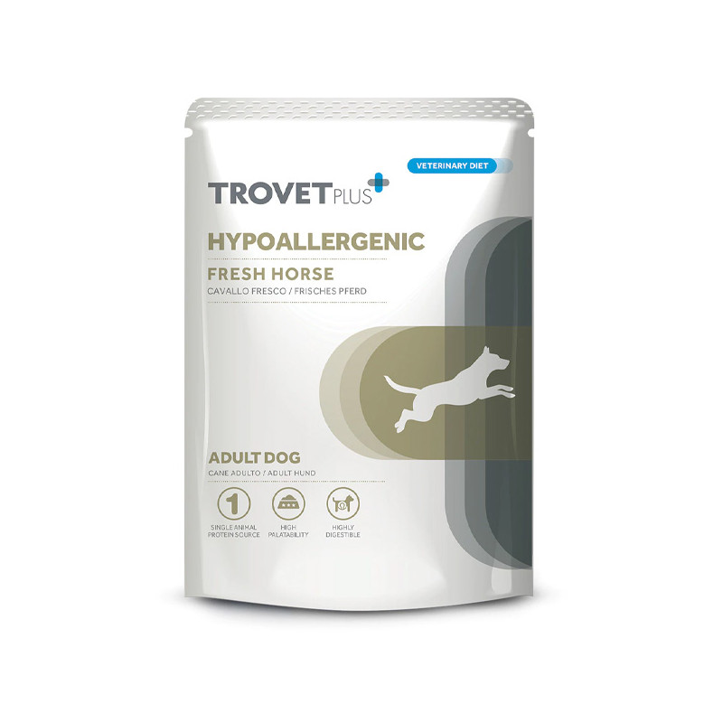 Trovet - Plus Dog Adult Hypoallergenic Cavallo Fresco 100gr