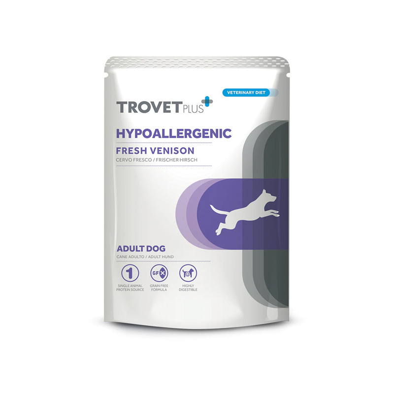 Trovet - Plus Dog Adult Hypoallergenic Cervo Fresco 100gr