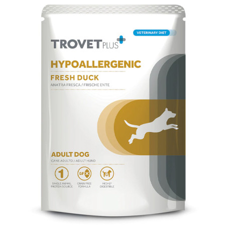 Trovet - Plus Hund für Erwachsene, hypoallergen, Anatra Fresca, 100 g - 