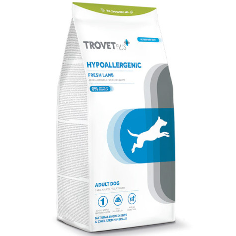 Trovet - Plus Dog Adult Hypoallergenic Agnello Fresco 3kg -