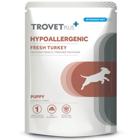 Trovet - Plus Dog Puppy Hypoallergenic Tacchino 100gr - 