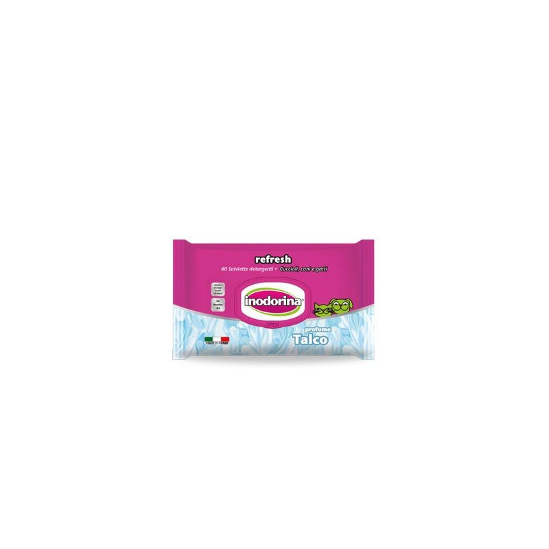 INODORINA lingettes talc 40 pièces