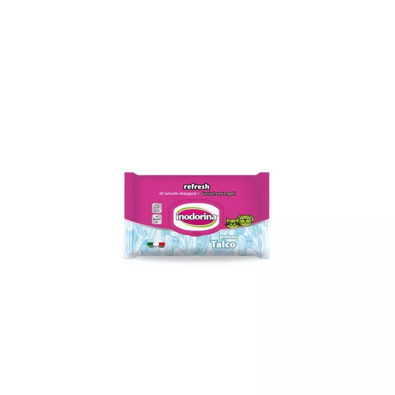 INODORINA SALVIETTE TALCO 40 pz. INODORINA SALVIETTE TALCO 40 pz.