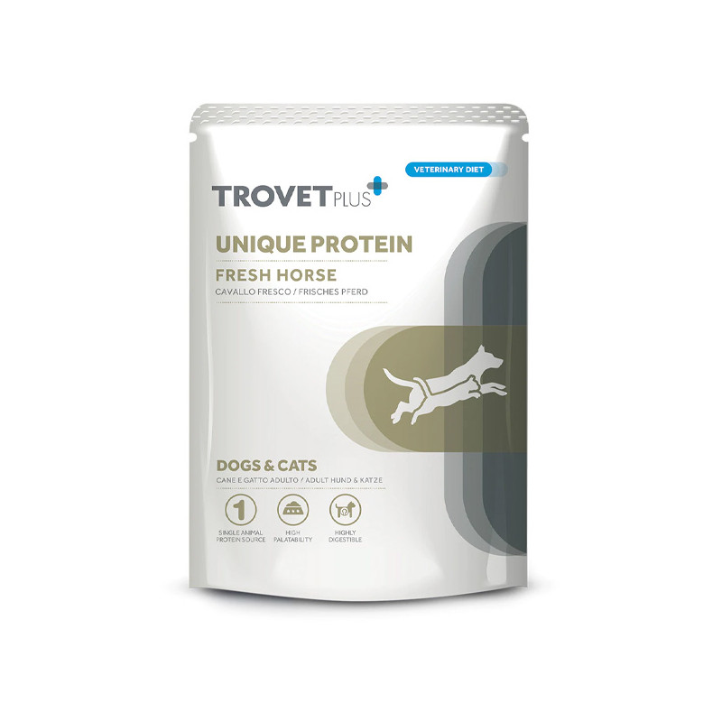 Trovet - Plus Dog Adult Unique Protein Pferd Fresco 100gr Trovet - Plus Dog Adult Unique Protein Pferd Fresco 100gr