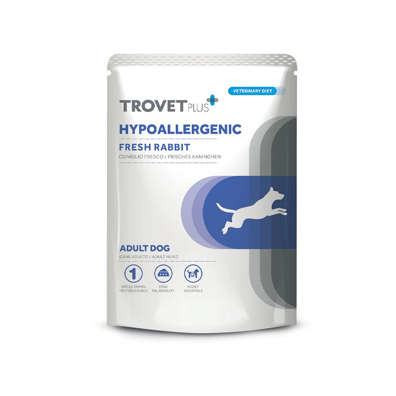 Trovet - Plus Dog Adult Hypoallergenic Coniglio Fresco 100gr