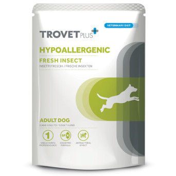 Trovet - Plus Dog Adult Hypoallergenic Insetto Fresco 100gr - 