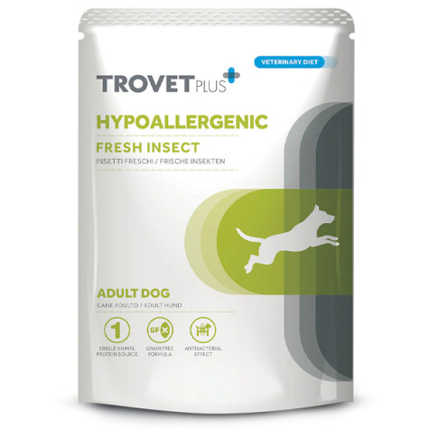 Trovet - Plus Hund für Erwachsene, hypoallergen, Insetto Fresco, 100 g –