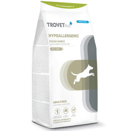 Trovet - Plus Dog Adult Hypoallergenic Cavallo Fresco 10kg - 