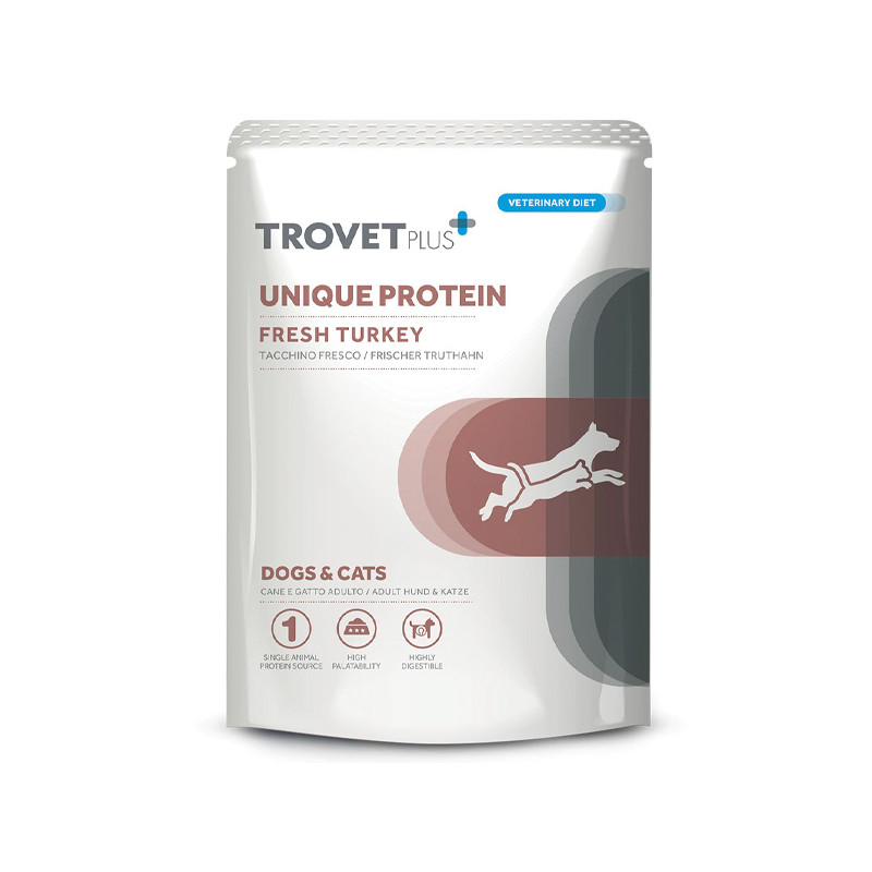 Trovet - Plus Dog Adult Unique Protein Truthahn Fresco 100gr Trovet - Plus Dog Adult Unique Protein Truthahn Fresco 100gr