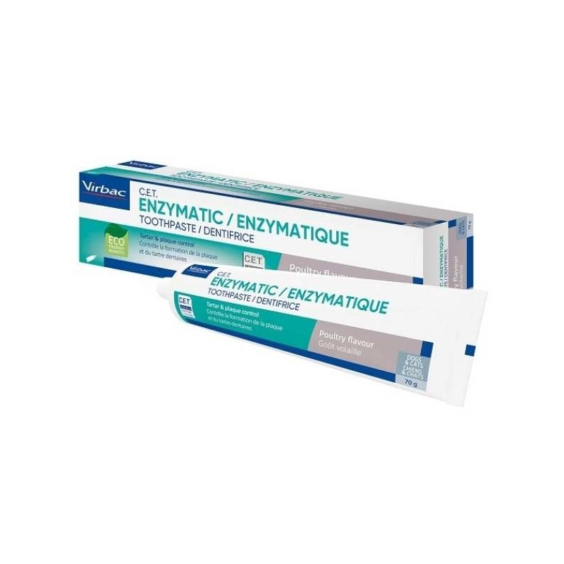 Virbac - C.E.T. Enzymatic toothpaste 70gr + Toothbrush