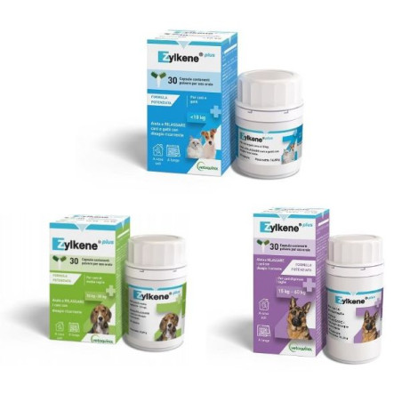 Vetoquinol - Zylkene Plus 30 Cps under 10kg dog/cat 75mg - 