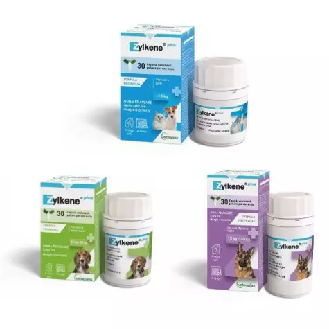 Vetoquinol – Zylkene Plus 30 Cps 10–30 kg Zuckerrohr 225 mg - 