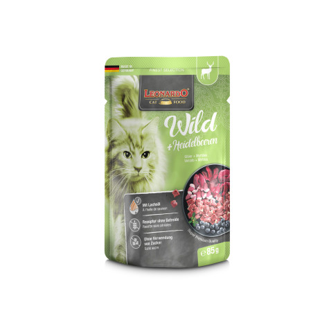 Leonardo selvaggina + myrtilles 85 g. (Sachet)
