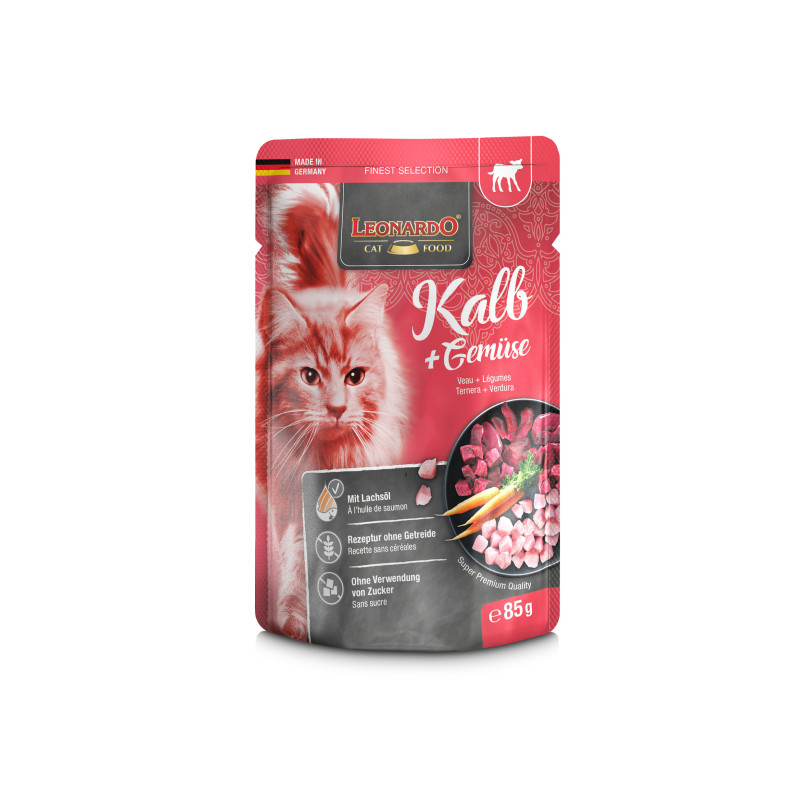 Leonardo veau + légumes 85 g (Sachet) Leonardo veau + légumes 85 g (Sachet)