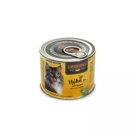 LEONARDO SUPERIOR can Chicken with Spinach 200 Gr - 