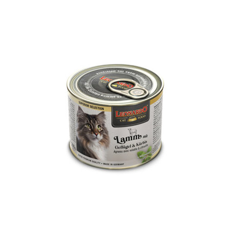 LEONARDO SUPERIOR can Lamb with Poultry & Pumpkin 200 Gr -