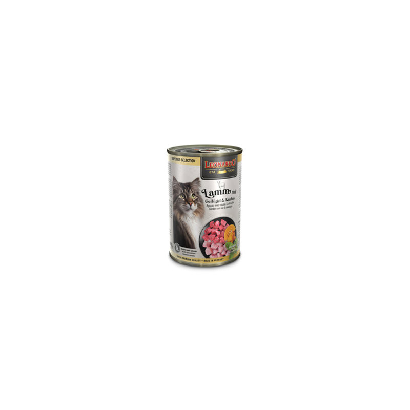 LEONARDO SUPERIOR boîte Agneau avec Pollame et Citrouille g 400