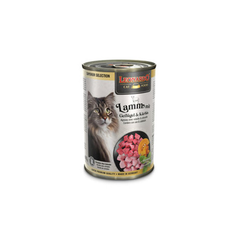 LEONARDO SUPERIOR can Lamb with Poultry and Pumpkin 400 Gr -