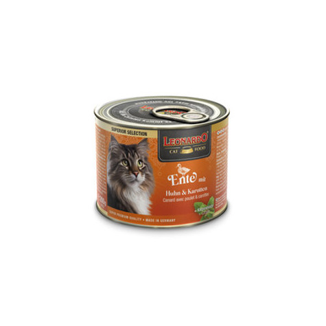 LEONARDO SUPERIOR boîte Canard on Poulet et carottes g 200