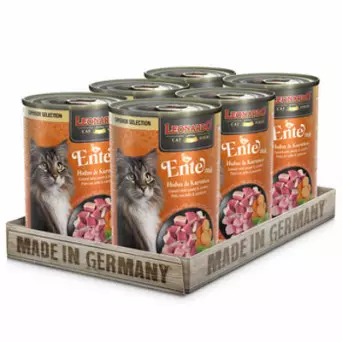 LEONARDO SUPERIOR can Duck with Chicken & Carrots 400 Gr - 