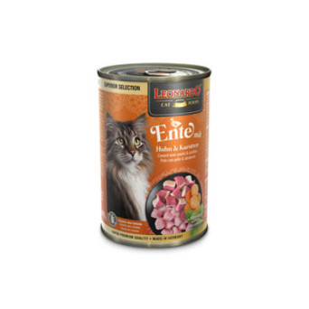 LEONARDO SUPERIOR lattina Anatra con Pollo & Carote Gr 400 - 