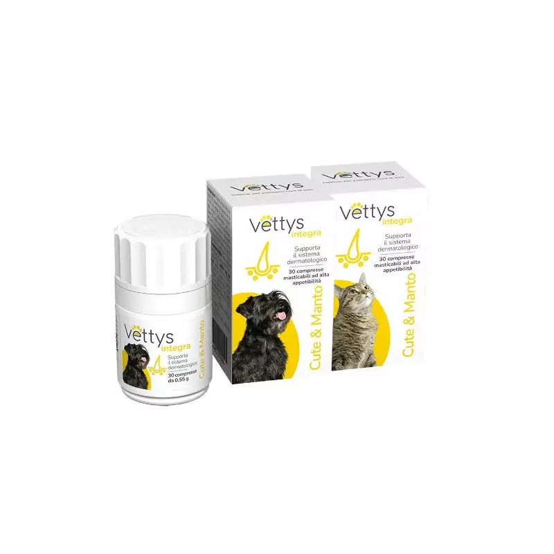 Pharmaidea - Vettys Integra Cute & Manto 30 cpr Zuckerrohr Pharmaidea - Vettys Integra Cute & Manto 30 cpr Zuckerrohr