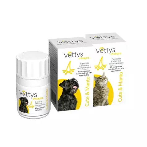 Pharmaidea - Vettys Integra Cute & Manto 30 cpr Zuckerrohr - 