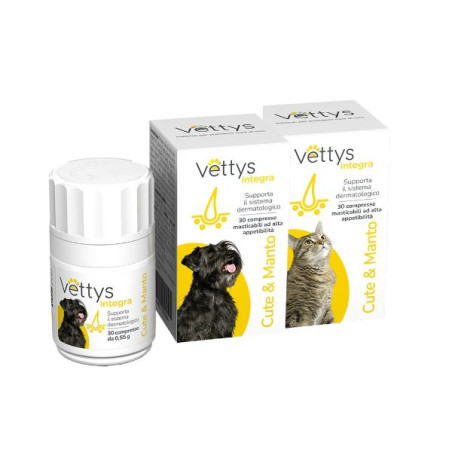 Pharmaidea - Vettys Integra Cute & Manto 30 cpr Zuckerrohr - 