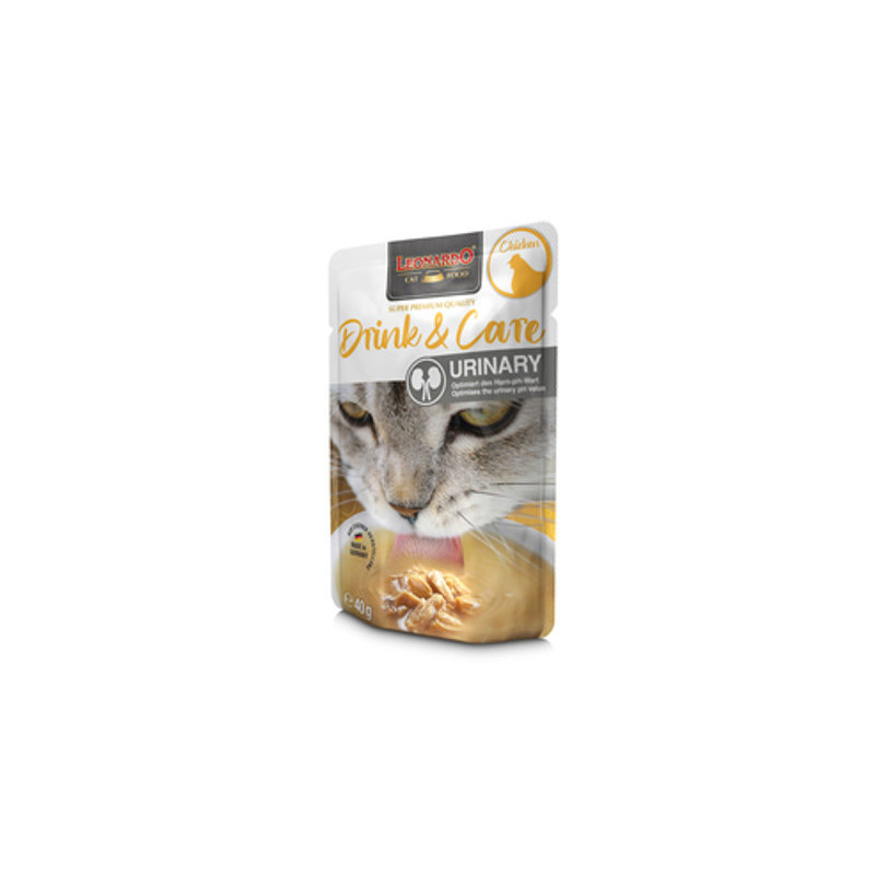 LEONARDO DRINK&CARE URINARY Pollo 40 g.