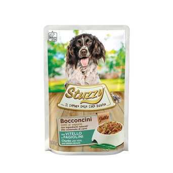 STUZZY DOG Vitello e Fagiolini in Gelatina 100 gr. - 