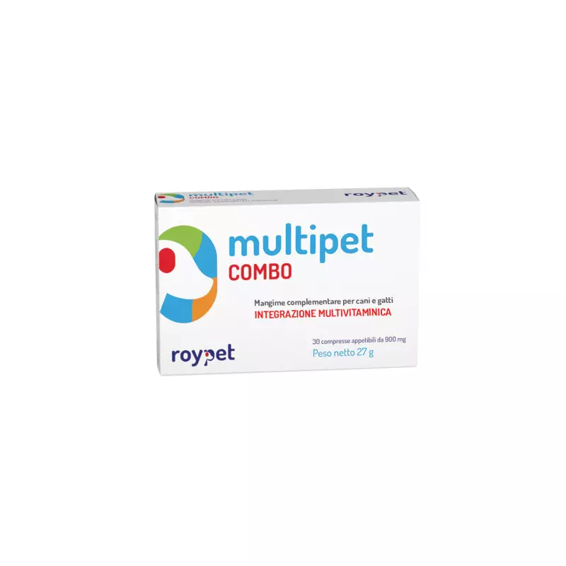 Roypet - Multipet Combo per cani e gatti 30cpr Roypet - Multipet Combo per cani e gatti 30cpr