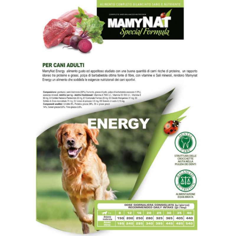 Mamynat Chien Adult Energy 20 kg Mamynat Chien Adult Energy 20 kg