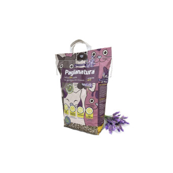 Vegetable Litter for Cats Lavender Granule 6 Lt. -