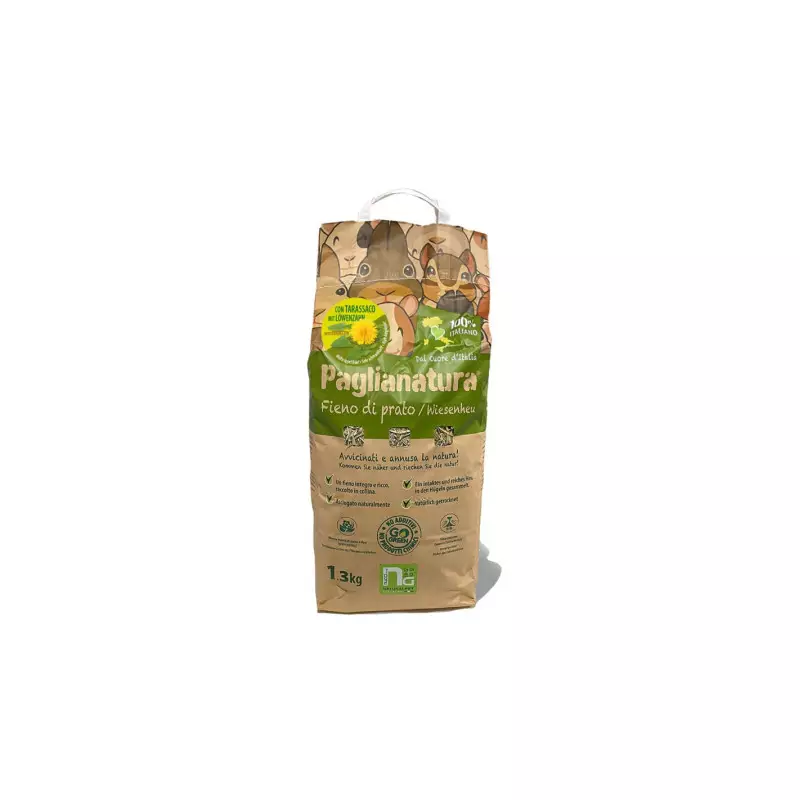 Wiesenheu mit Löwenzahn 1,3 kg einstreuen