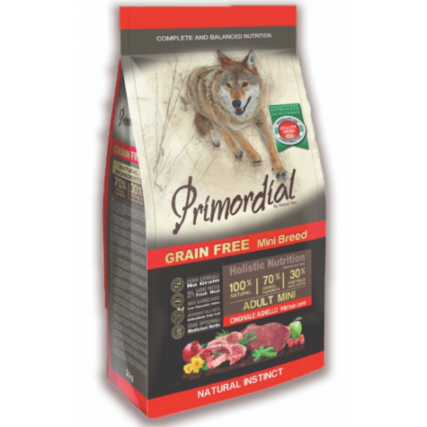 Primordial Adult mini Boar and Lamb Grain Free 6 kg -