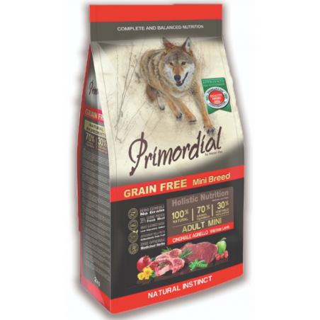 Primordial Adult mini Boar and Lamb Grain Free 6 kg - 