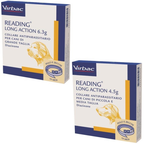 Virbac - Collare Reading Long Action per Cani 50 cm - 