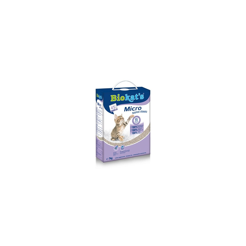 Gimborn Italia - Biokat's Micro Blanc Classic Argilla 7KG Gimborn Italia - Biokat's Micro Blanc Classic Argilla 7KG