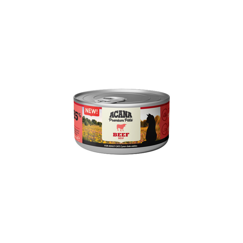 Acana - Premium Pate Manzo für ausgewachsene Katzen 85GR